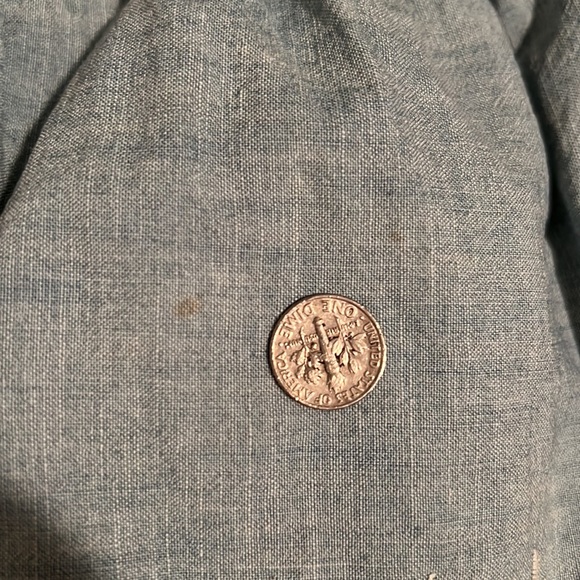 Ralph Lauren Denim Peplum Bustier - Picture 7 of 12